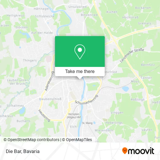 Карта Die Bar