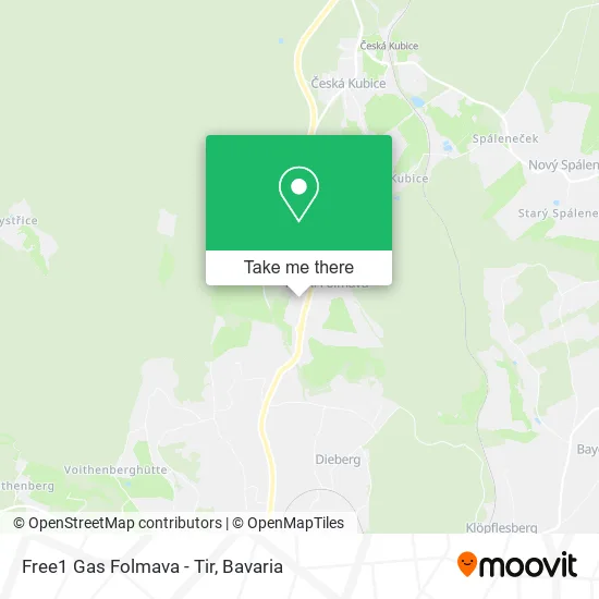 Карта Free1 Gas Folmava - Tir