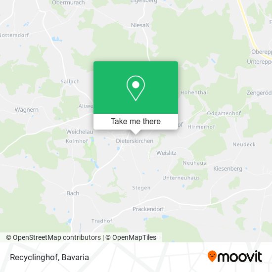 Recyclinghof map