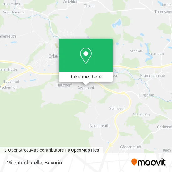 Карта Milchtankstelle