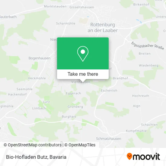 Карта Bio-Hofladen Butz