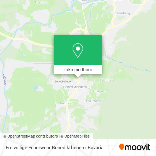 Карта Freiwillige Feuerwehr Benediktbeuern