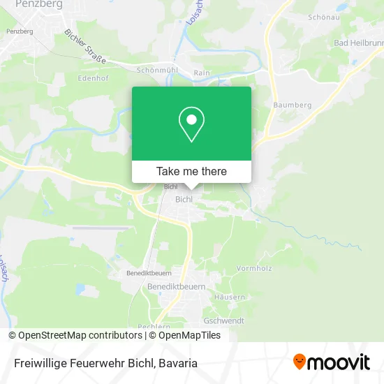 Карта Freiwillige Feuerwehr Bichl
