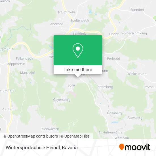 Карта Wintersportschule Heindl