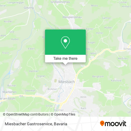 Карта Miesbacher Gastroservice