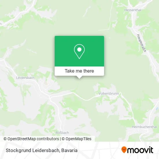 Карта Stockgrund Leidersbach