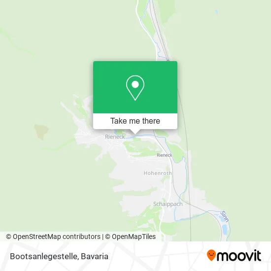 Карта Bootsanlegestelle