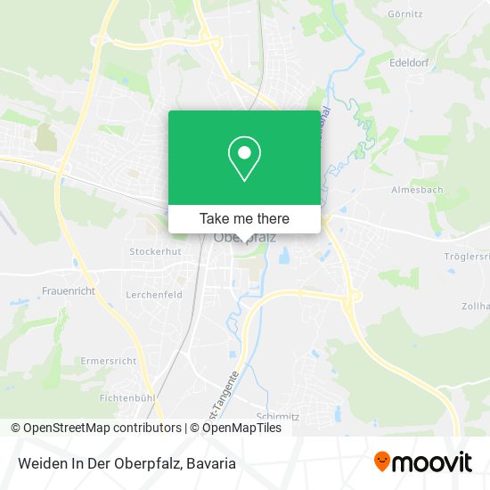 Weiden In Der Oberpfalz map