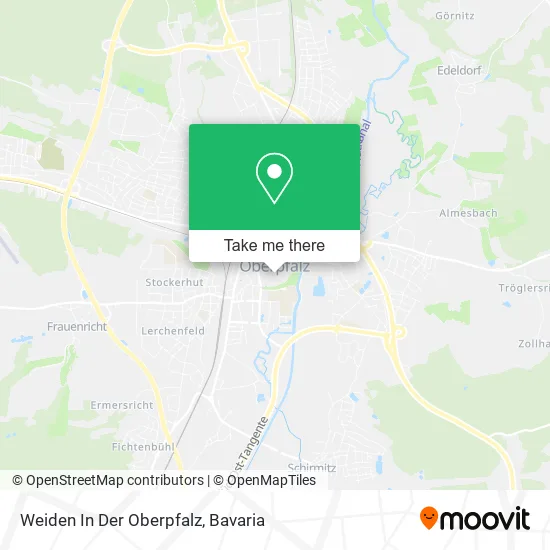 Карта Weiden In Der Oberpfalz