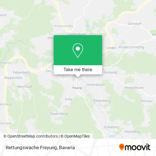 Карта Rettungswache Freyung