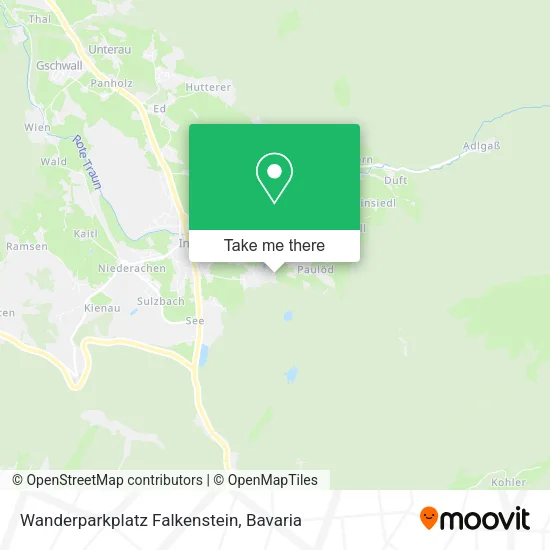Карта Wanderparkplatz Falkenstein