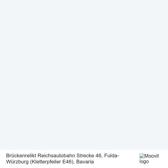 Brückenrelikt Reichsautobahn Strecke 46, Fulda-Würzburg (Kletterpfeiler E46) map