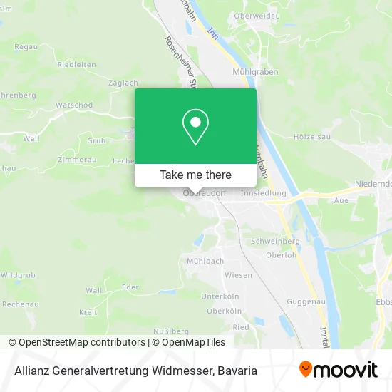 Карта Allianz Generalvertretung Widmesser