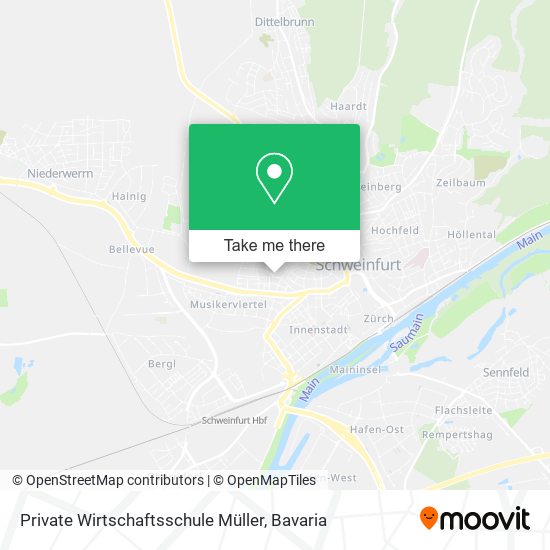 Private Wirtschaftsschule Müller map