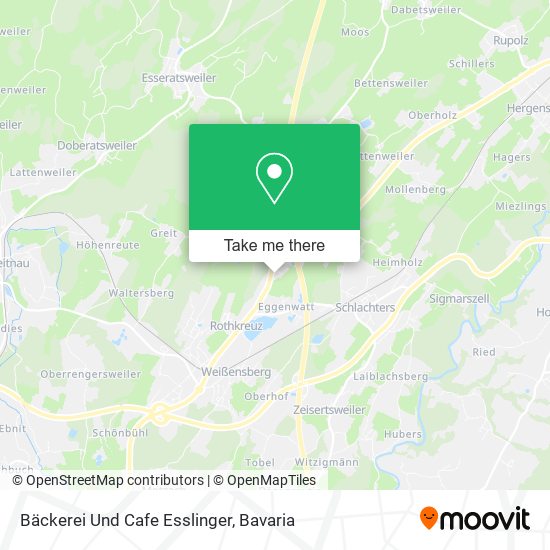 Bäckerei Und Cafe Esslinger map