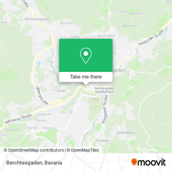 Berchtesgaden map