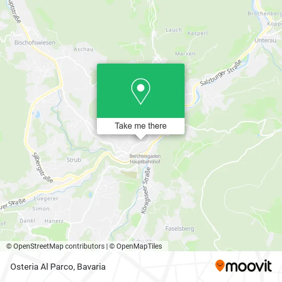 Карта Osteria Al Parco