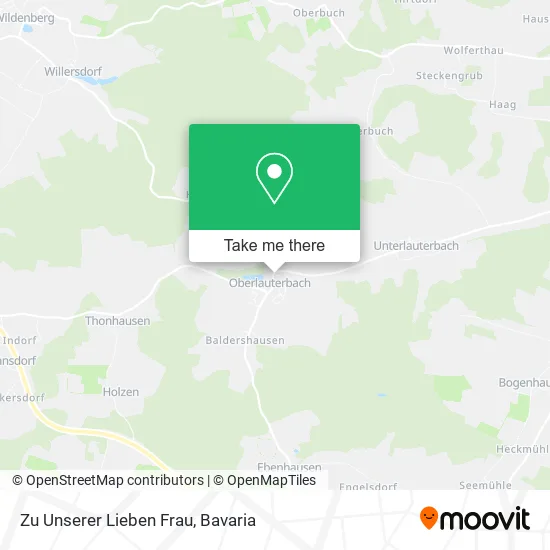 Карта Zu Unserer Lieben Frau