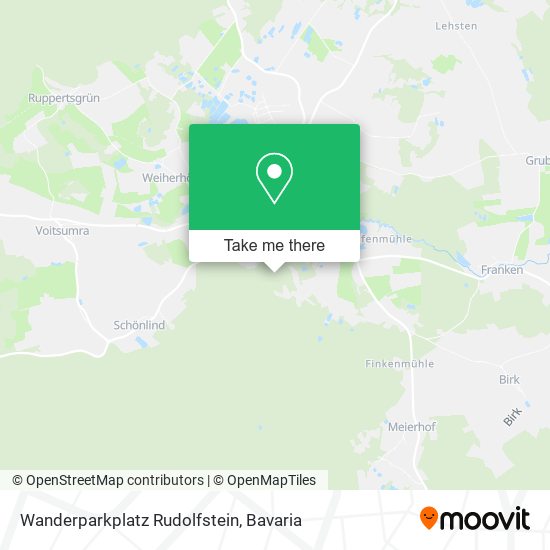 Карта Wanderparkplatz Rudolfstein