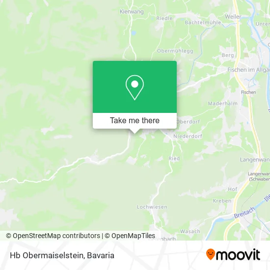 Карта Hb Obermaiselstein