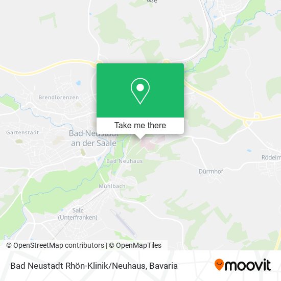 Bad Neustadt Rhön-Klinik / Neuhaus map