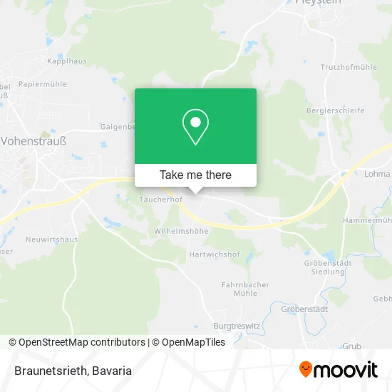 Карта Braunetsrieth