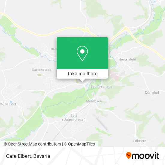 Карта Cafe Elbert