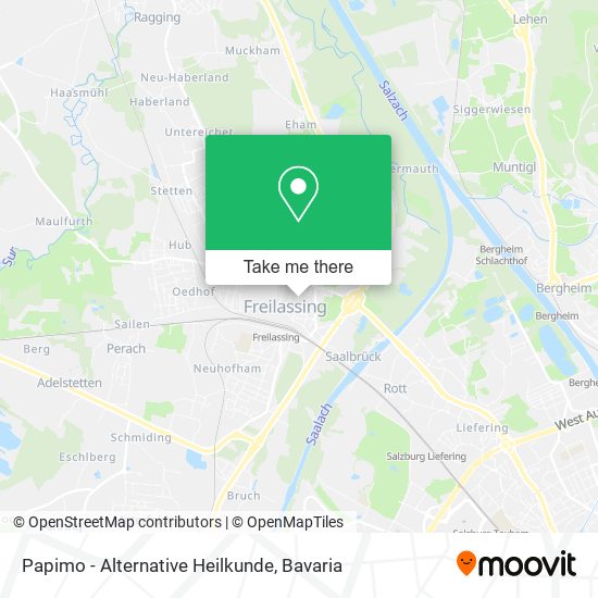 Papimo - Alternative Heilkunde map