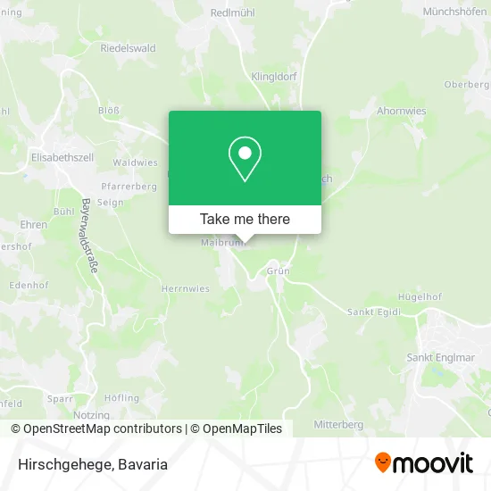 Карта Hirschgehege