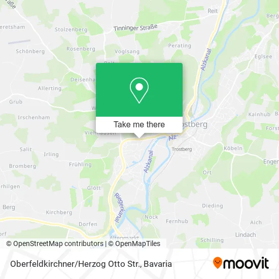Карта Oberfeldkirchner / Herzog Otto Str.
