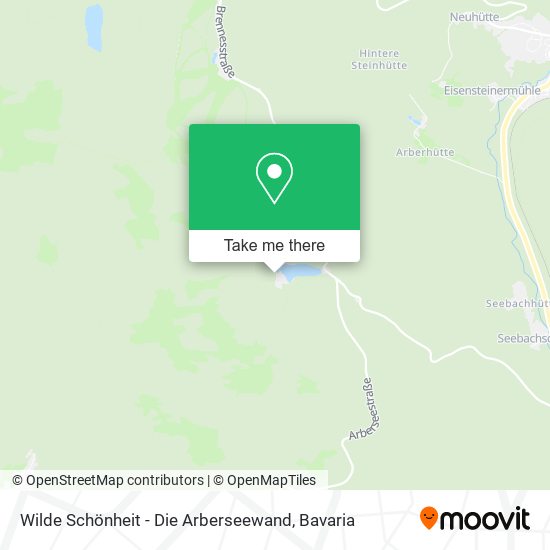Wilde Schönheit - Die Arberseewand map