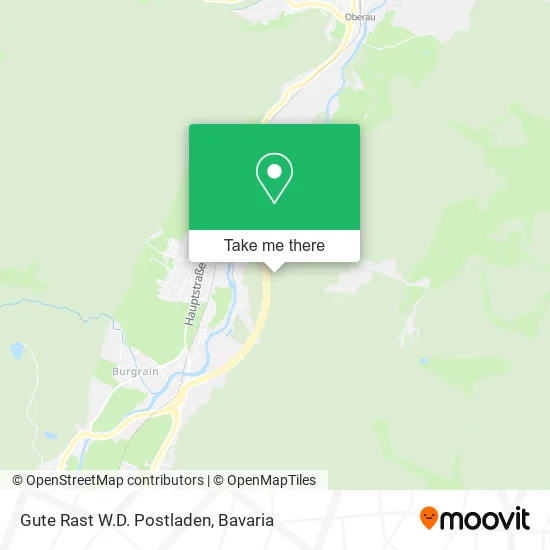 Карта Gute Rast W.D. Postladen