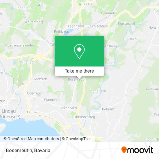 Карта Bösenreutin