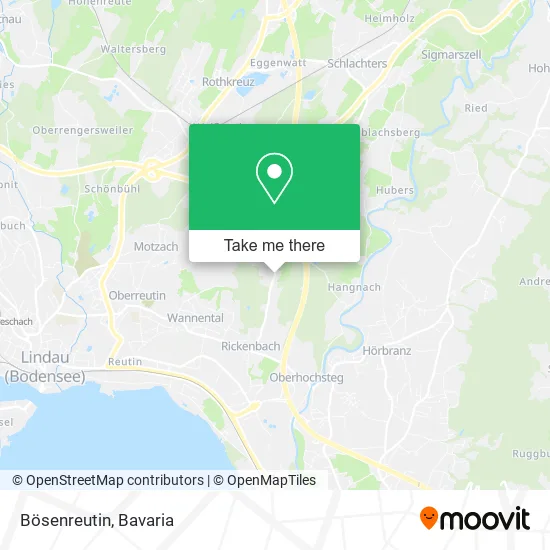 Карта Bösenreutin