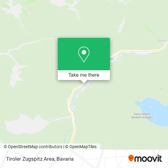 Карта Tiroler Zugspitz Area