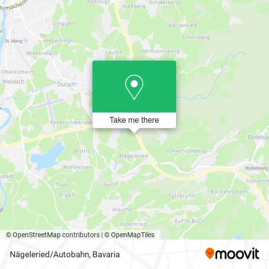 Карта Nägeleried/Autobahn