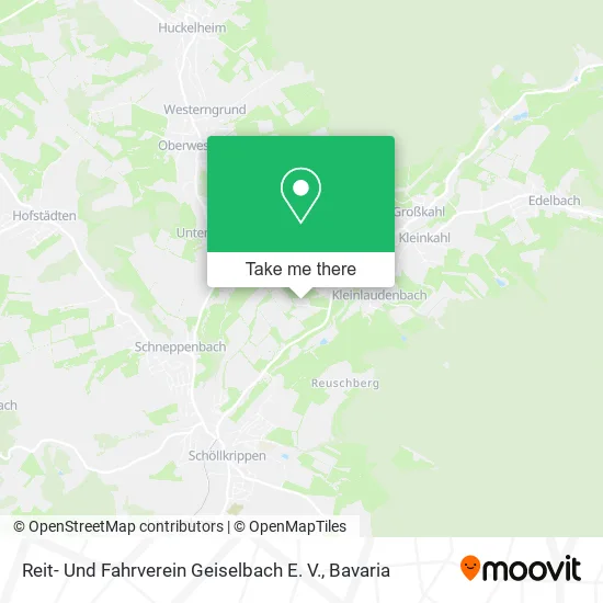 Карта Reit- Und Fahrverein Geiselbach E. V.