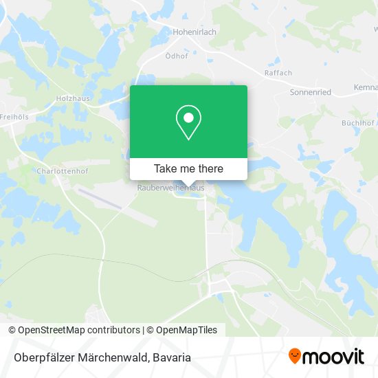 Oberpfälzer Märchenwald map