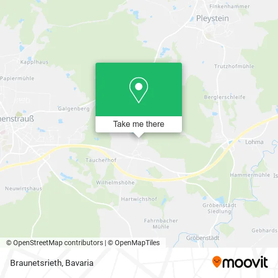 Карта Braunetsrieth