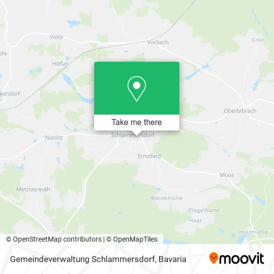 Карта Gemeindeverwaltung Schlammersdorf