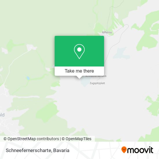 Schneefernerscharte map