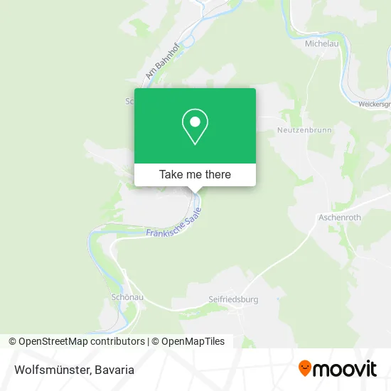 Карта Wolfsmünster
