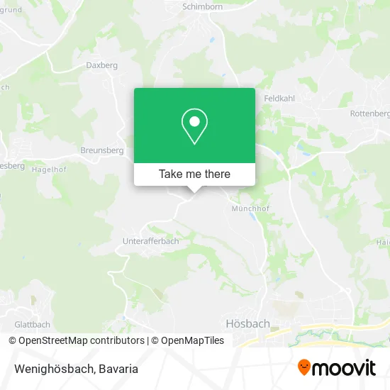 Wenighösbach map
