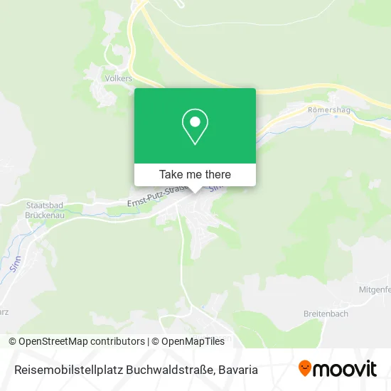 Карта Reisemobilstellplatz Buchwaldstraße