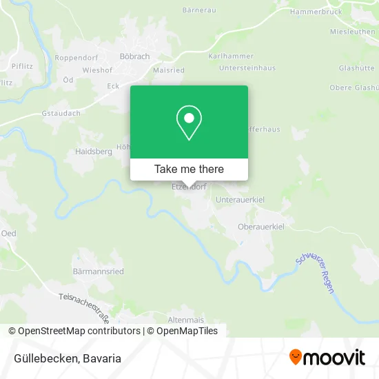 Карта Güllebecken