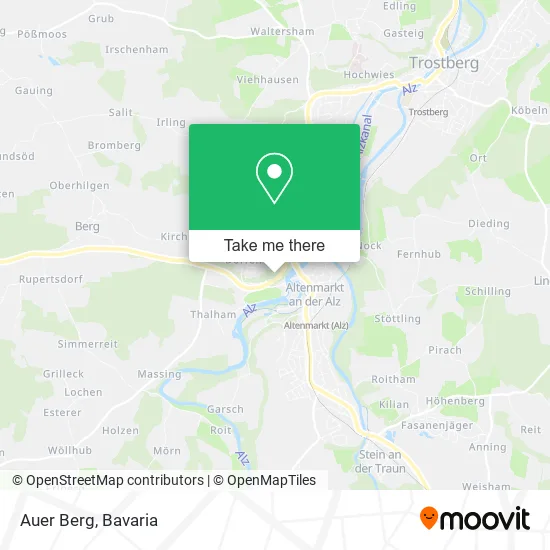 Карта Auer Berg