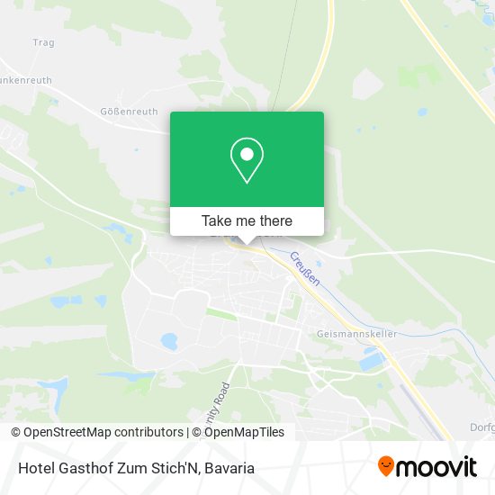 Hotel Gasthof Zum Stich'N map