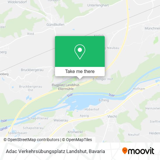 Adac Verkehrsübungsplatz Landshut map