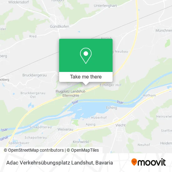 Карта Adac Verkehrsübungsplatz Landshut