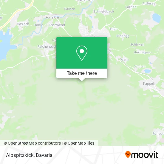 Карта Alpspitzkick